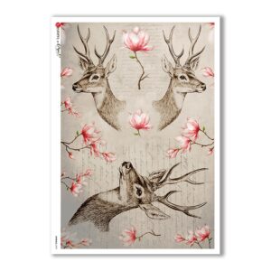 ANIMALS-0099. Carta di riso animali per decoupage.