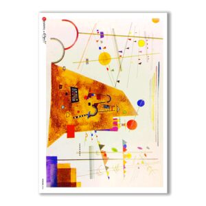 ARTWORK-0068. Carta di riso opere d'arte per decoupage.