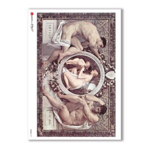 ARTWORK-0073. Carta di riso opere d'arte per decoupage.