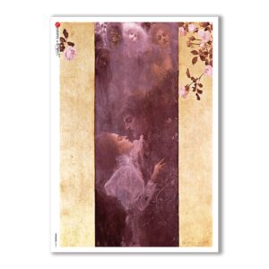 ARTWORK-0074. Carta di riso opere d'arte per decoupage.