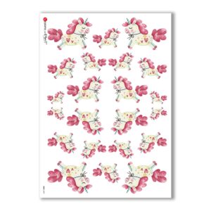 BABY-0059. Carta di riso bambini per decoupage.