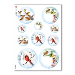 ANIMALS-0056. Carta di riso animali per decoupage.