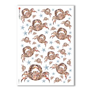 ANIMALS-0114. Carta di riso animali per decoupage.
