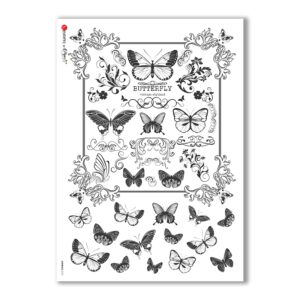 ANIMALS-0121. Carta di riso animali per decoupage.