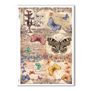 ANIMALS-0122. Carta di riso animali per decoupage.