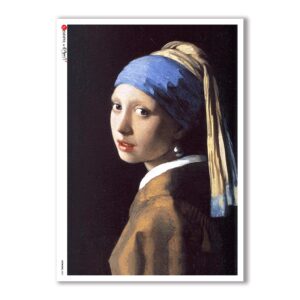 ARTWORK-0081. Carta di riso opere d'arte per decoupage.