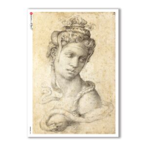 ARTWORK-0085. Carta di riso opere d'arte per decoupage.