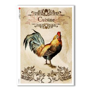 COUNTRY-0052. Carta di riso country per decoupage.