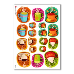 FOOD-0124. Carta di riso cucina per decoupage.