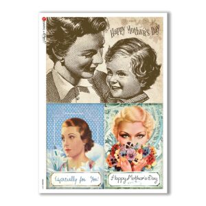 HOLIDAY-0097. Carta di riso festività per decoupage.