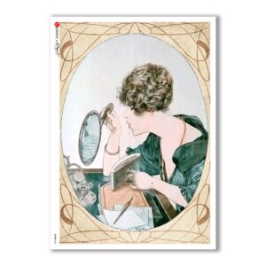 SCENE-0081. Carta di riso pittorico per decoupage.