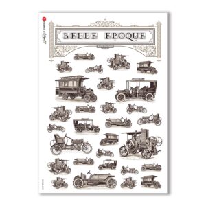 VEHICLES-0025. Carta di riso veicoli per decoupage.
