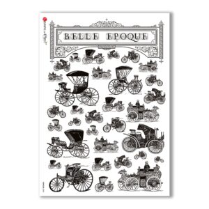 VEHICLES-0028. Carta di riso veicoli per decoupage.