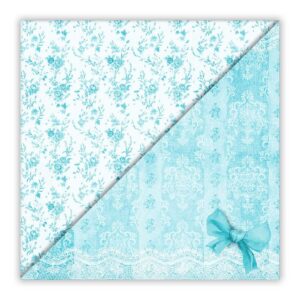 IWASBORNBLUE. Scrapbooking foglio singolo