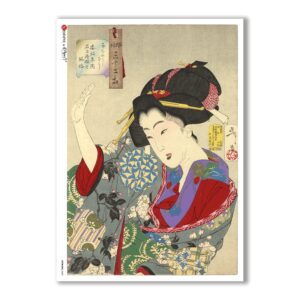 ARTWORK-0089. Carta di riso opere d'arte per decoupage.