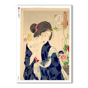 ARTWORK-0092. Carta di riso opere d'arte per decoupage.
