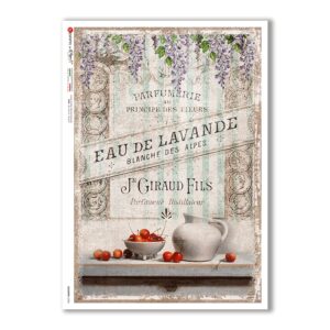 COUNTRY-0058. Carta di riso country per decoupage.
