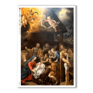 CULT-0145. Carta di riso sacra per decoupage.