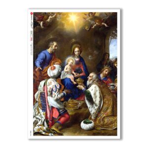 CULT-0146. Carta di riso sacra per decoupage.