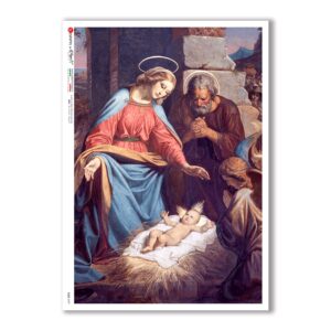 CULT-0147. Carta di riso sacra per decoupage.
