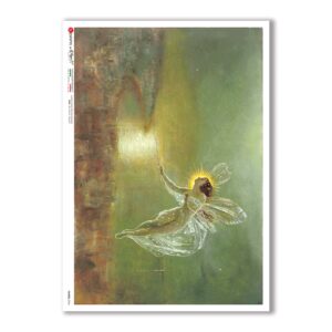 FAIRIES-0064. Carta di riso fate per decoupage.