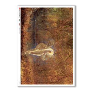 FAIRIES-0065. Carta di riso fate per decoupage.