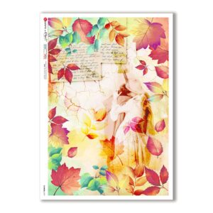 FLOWERS-0339. Carta di riso fiori per decoupage.