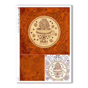 FOOD-0129. Carta di riso cucina per decoupage.