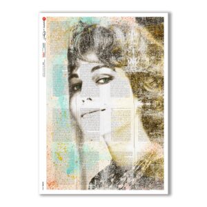 SCENE-0086. Carta di riso pittorico per decoupage.