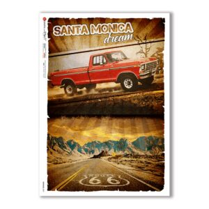 VEHICLES-0029. Carta di riso veicoli per decoupage.