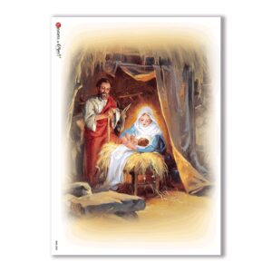 CULT-0058. Carta di riso sacra per decoupage.