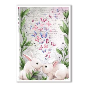 ANIMALS-0146. Carta di riso animali per decoupage.
