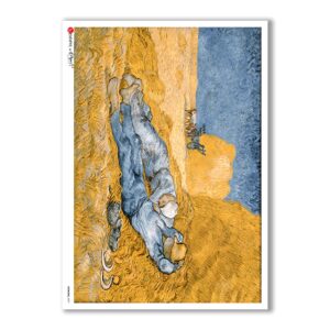 ARTWORK-0097. Carta di riso opere d'arte per decoupage.