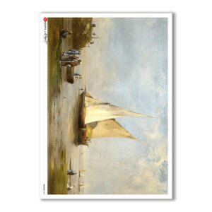 ARTWORK-0099. Carta di riso opere d'arte per decoupage.