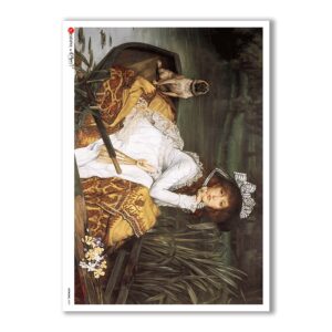 ARTWORK-0100. Carta di riso opere d'arte per decoupage.