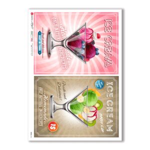 FOOD-0136. Carta di riso cucina per decoupage.