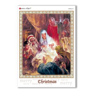 CHRISTMAS-0202. Carta di riso Natale per decoupage.