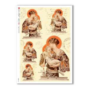 SCENE-0088. Carta di riso pittorico per decoupage.