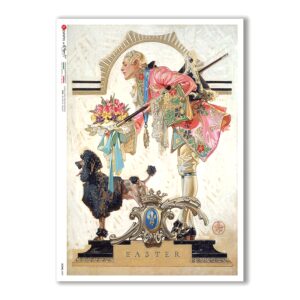 SCENE-0089. Carta di riso pittorico per decoupage.