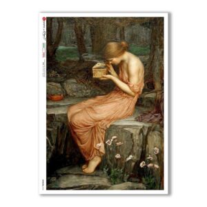 ARTWORK-0102. Carta di riso opere d'arte per decoupage.