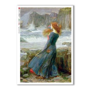 ARTWORK-0104. Carta di riso opere d'arte per decoupage.
