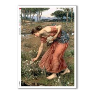 ARTWORK-0107. Carta di riso opere d'arte per decoupage.