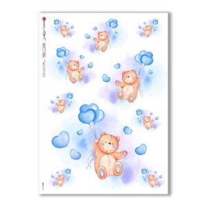 BABY-0079. Carta di riso bambini per decoupage.