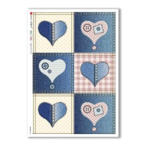 COUNTRY-0066. Carta di riso country per decoupage.
