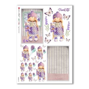 COUNTRY-0070. Carta di riso country per decoupage.