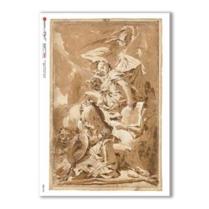 CULT-0158. Carta di riso sacra per decoupage.