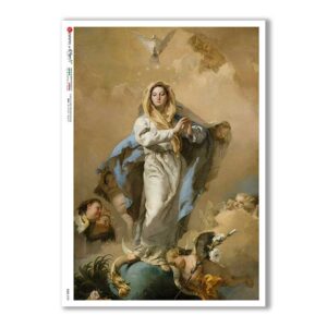 CULT-0159. Carta di riso sacra per decoupage.