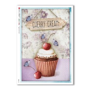 FOOD-0143. Carta di riso cucina per decoupage.