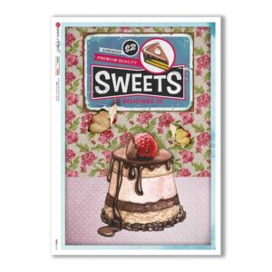 FOOD-0144. Carta di riso cucina per decoupage.