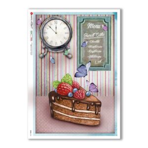 FOOD-0145. Carta di riso cucina per decoupage.